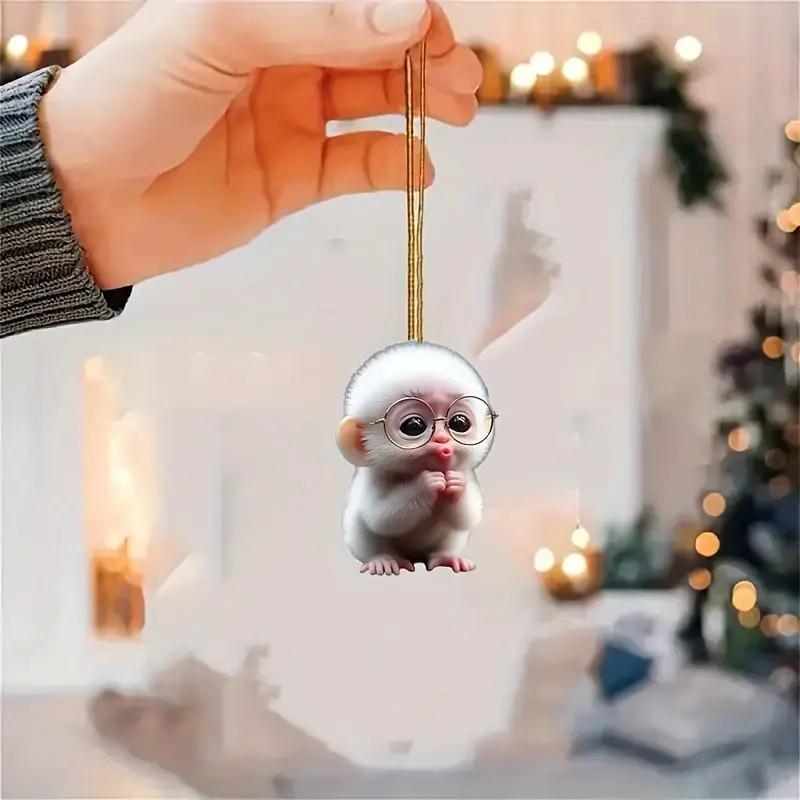 

Acrylic Cartoon Pouting Doll Car Decoration and Backpack Pendant
