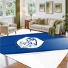 Sheffield Wednesday Design Crystal Velvet Rug Soft Decorative Mat for Bedroom Entrance
