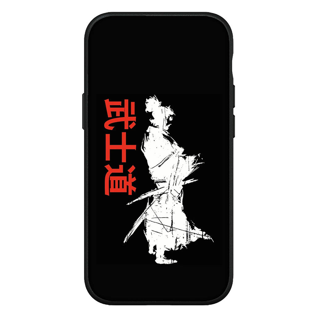 Cover for iPhone 16 15 Xiaomi Redmi Note 14 13 12 11 Pro Max X 8 9 16e Samsung Galaxy S25 S24 S23 Moto OPPO Huawei Bushido Samurai Yin Yang Phone Case