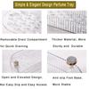 Clear Desktop Storage Box Makeup Perfume Organizer Tray, Small Bathroom Trays for Counter, Decorative Perfume Trays for Dresser,
