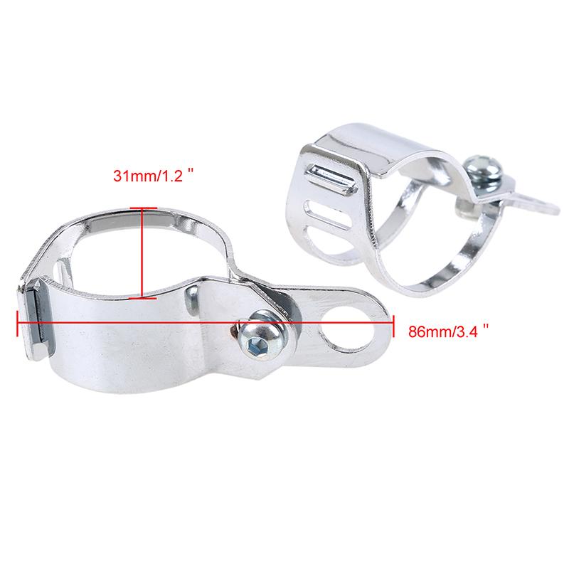 2 ks držáky na motocyklová světla 28 mm 29 mm 30 mm 31 mm motocyklové směrové světlo přemístění vidlicové svorky držák světla příslušenství