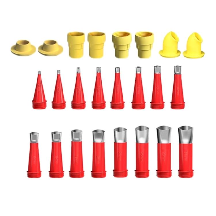 

Integrated Rubber Nozzle Tool Kit 24Pcs Rubber Nozzle Tool with Removable Base 1