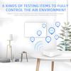 Tuya ZigBee 6 IN 1 Smart Wi-Fi Air Quality Detector PM2.5 Formaldehyde VOC CO2 Temperature Humidity Air Box Sensor Via Alexa