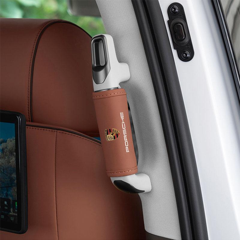 Car Leather Roof Handle Anti-Scratch Protector Mat Accessories For Porsche 911 Cayenne Panamera Macan Boxster Carrera-GT 928 944 918
