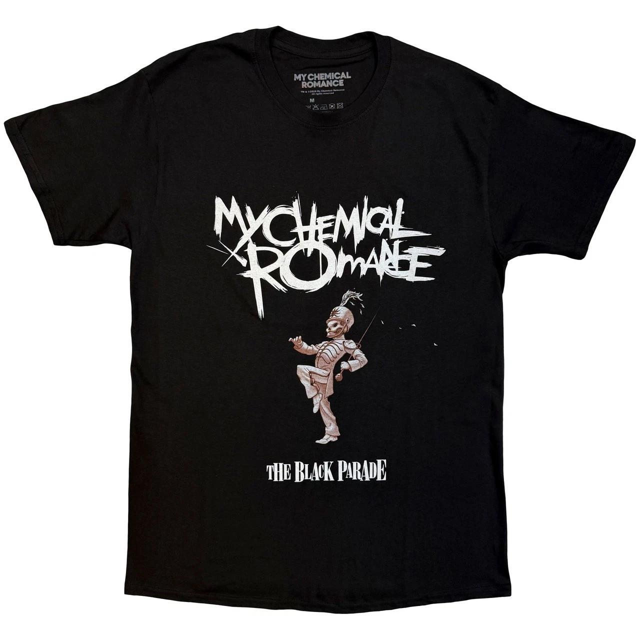 Футболка My Chemical Romance MCR Черный Парад Рок-группа Официальная Черная Новая 3XL