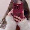 Applicable To Apple 15promax Mobile Phone Case IPhone 13/14 Red Love Doll 11/12 Frosted Silicone XS Soft