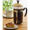 Yoshikawa Coffee Press/Tea Server, 750ml French Press, 5-Cup Capacity, Graduated, Made in Japan, Mocha Brown, SJ3306