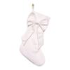 Bowknot Christmas Stockings Large Capacity Hanging Decoration Candy Bag  Christmas Tree Decoration