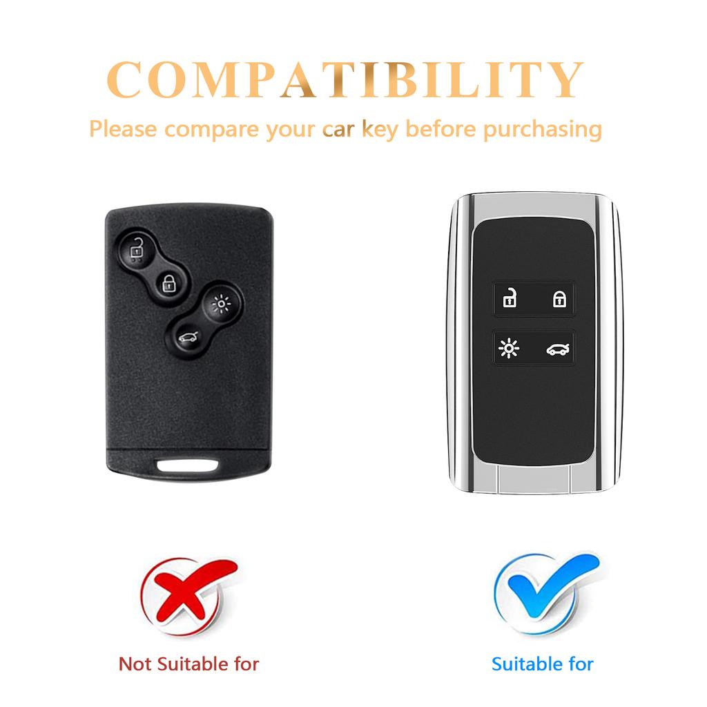 New Auto Key Fob Cover Case Housing Remote Fit For Renault Koleos Kadjar Captur Megane Talisman Espace Clio Zoe Scenic 4 Arkana Dacia Sandero