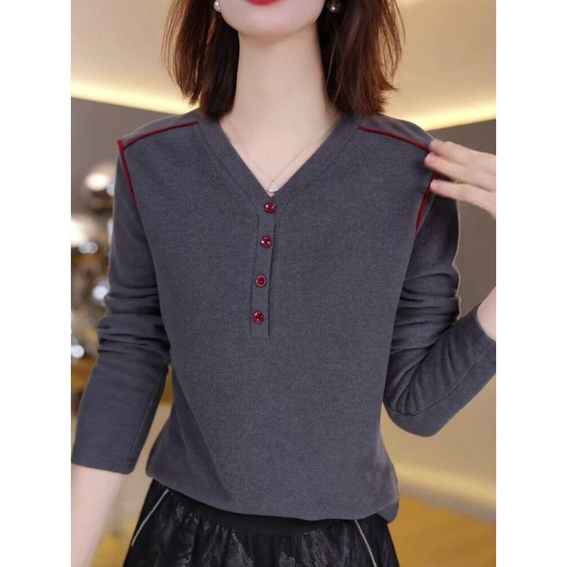 Trendy French-Style Chic Tops for Women, Autumn Fashion, Popular Women s Clothing in 2026 Gray S
