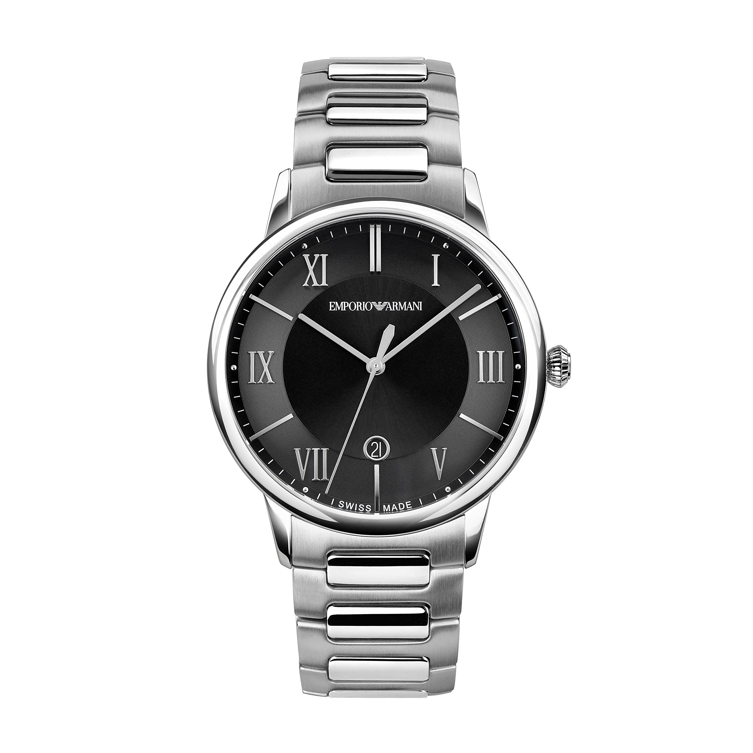 

Armani Swiss Watch ARS5001 Silver [Emporio Made] Men s