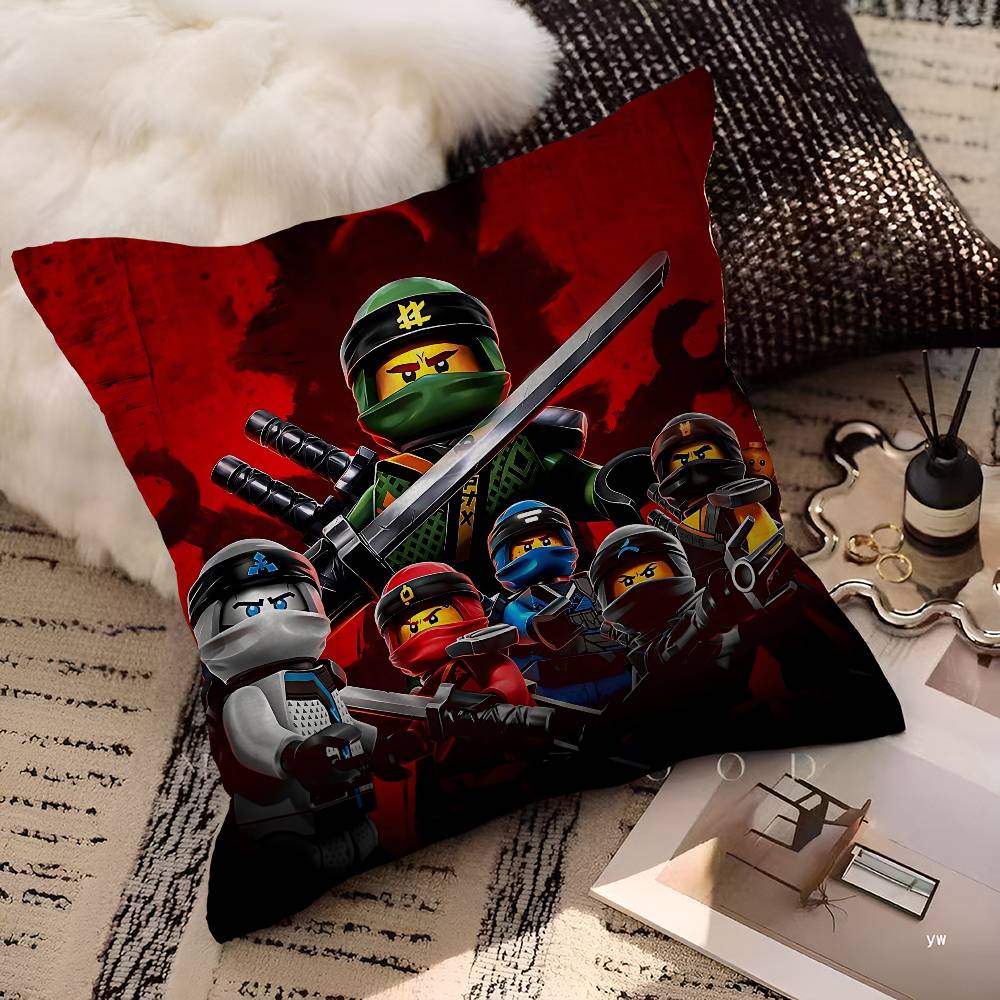 Cartoon N-Ninjago Pillow Gift Home Office Decoration Pillow Bedroom Sofa Car Cushion Coverpillow Case