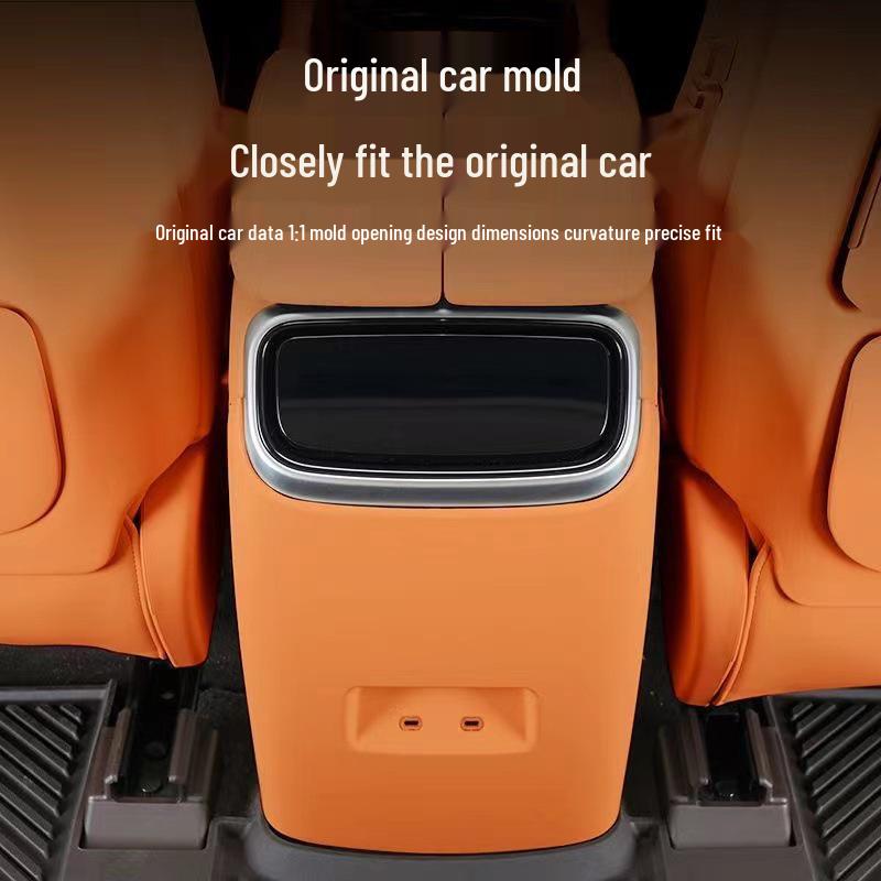 26-Model AITO M7 Rear Seat Kick Mats & Air Conditioning Cover for Second-Row Protection