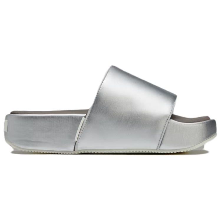 adidas Tênis Unissex Y-3 Slide Prata Metálico Marrom Creme-Branco HQ3665