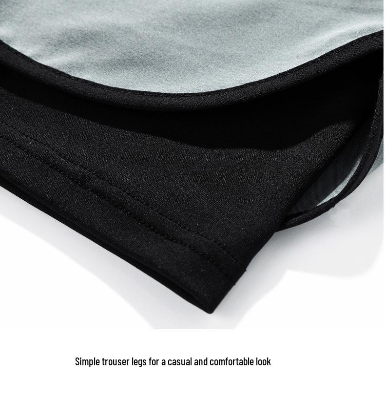 Unisex Schnelltrocknende Zweiteilige Liner-Shorts für Sommer-Laufen, Basketball und Fitness