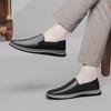 Fashion Fashionable Comfort Men Loafers Leather Flat Bottomed Driving Bean Casual Shoe Luxury Brand Genuine Leather Business Dress Shoes