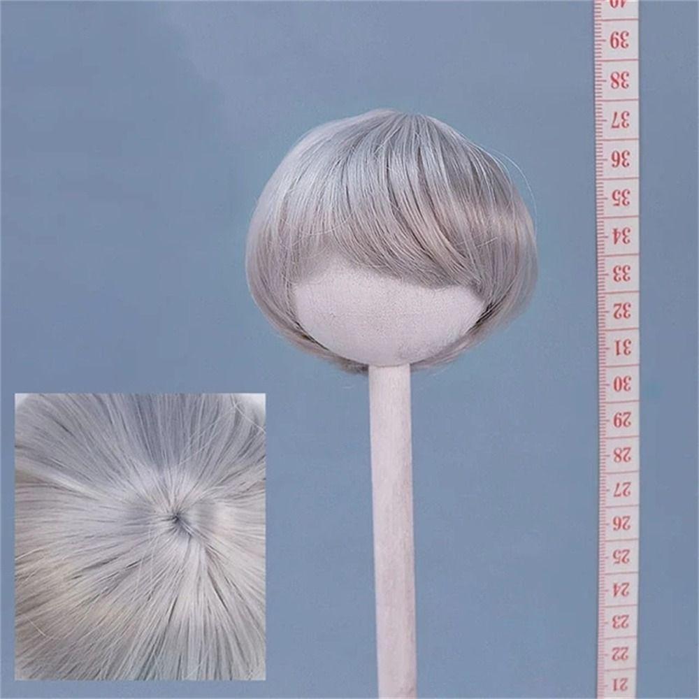 

High Temperature Fiber Doll Wig Multi-color Doll Short Hair Wig 1/6 Doll Wig Doll s Accessories серый