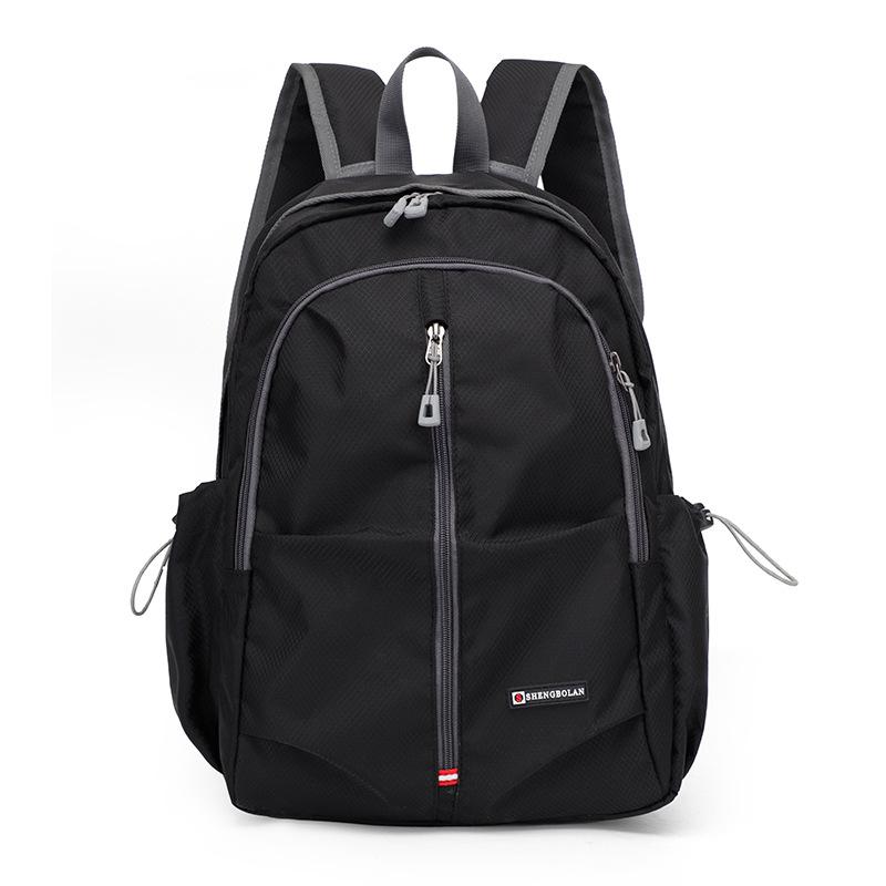 

Sports Backpack New Backpack Outdoor Travel Bag Leisure Sports Backpack Lightweight Large Capacity Folding Bag Small чорний