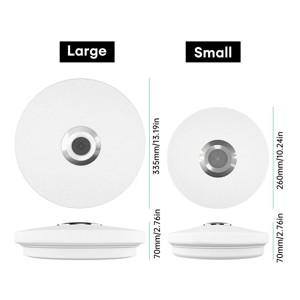 Moderní stropní svítidla RGB stmívání domácí osvětlení APP Bluetooth hudební světlo 42W 60W inteligentní stropní svítidla s dálkovým ovládáním AC220V