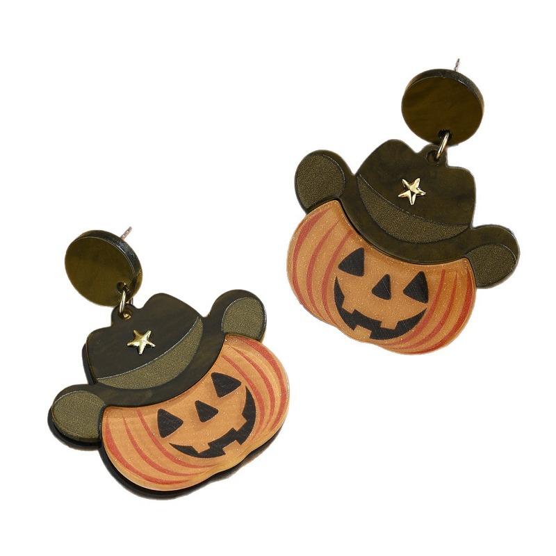 Halloween Earrings Horror Funny Tassel Earrings Holiday Atmosphere Set