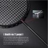 Professional Badminton Set 2Pcs Beginner Exercises Durable Alloy Badminton Racket Teenager Training