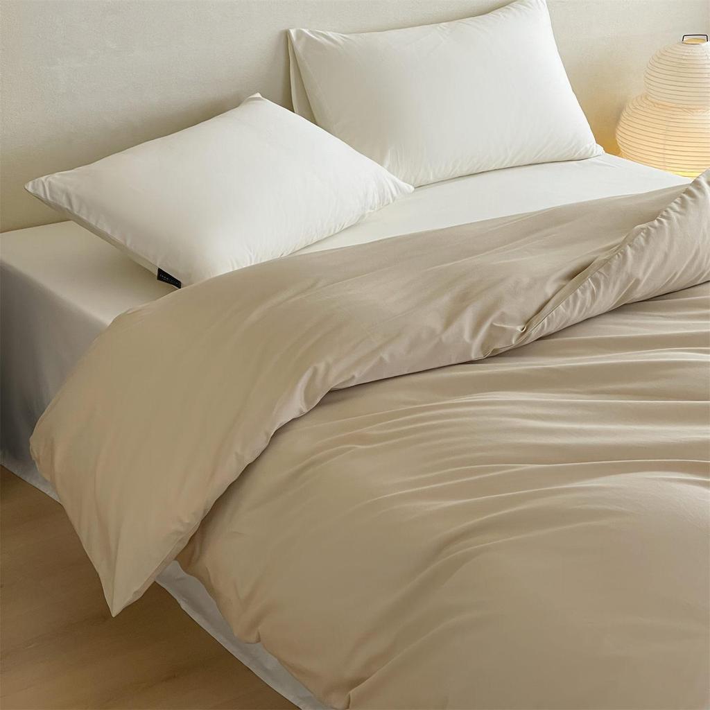 Solid Color Washed Cotton Duvet Cover, Single Item, 100% Cotton, Available In Sizes 150x200 & 200x230