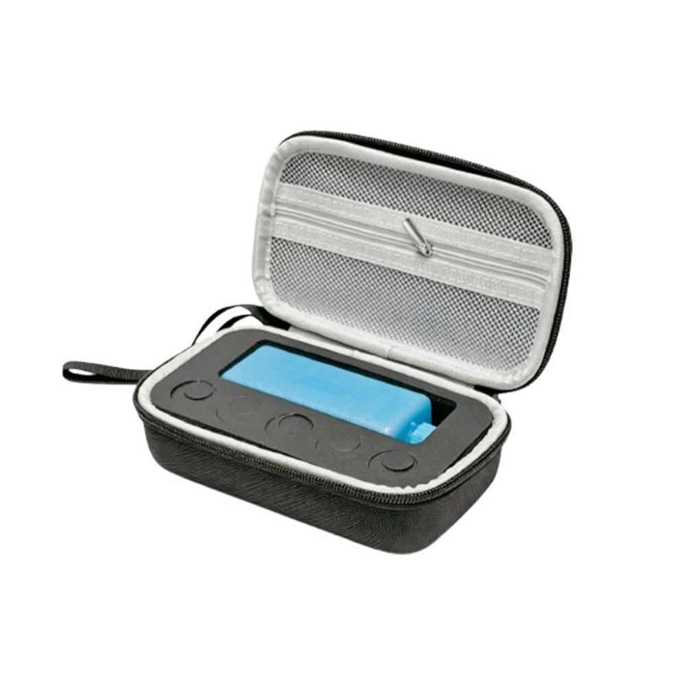 Waterproof Insulin Vial Storage Case Dust-proof Wear-resistant Insulin Bottle Protector Shockproof Zippers Closure