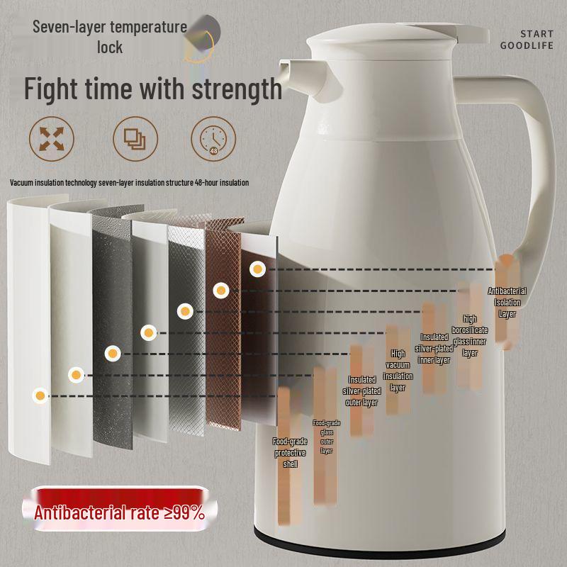 High-End Large Capacity Smart Insulated Thermos Flask Kettle