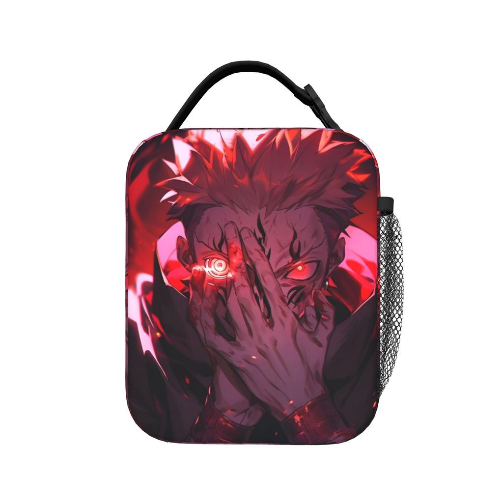 Yuji Itadori From Insulated Lunch Bag Leakproof Jujutsus Kaisens Anime Reusable Thermal Bag Tote Lunch Box College Travel