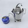 1.2L Outdoors Portable Folding Stainless Steel Kettle Cookware Coffee Tea Picnic Camping Pot