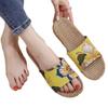 Four Seasons Non-Slip Indoor Linen Sandals for Men & Women - Lightweight Home Slippers for Summer