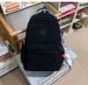 Schoolbag Large capacity class Commuter travel School bag Niche Korean female high school students Versatile simple casual lightweight backpack
