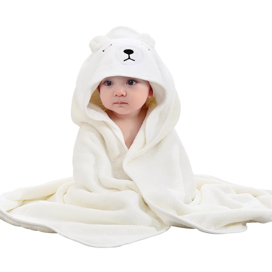 Baby Cover Boy Girl Dino Animal Hooded Cold Blankets Baby Crib Kit Accessories Infant Kids Swaddling Bath Velvet Quick-Dry Towel
