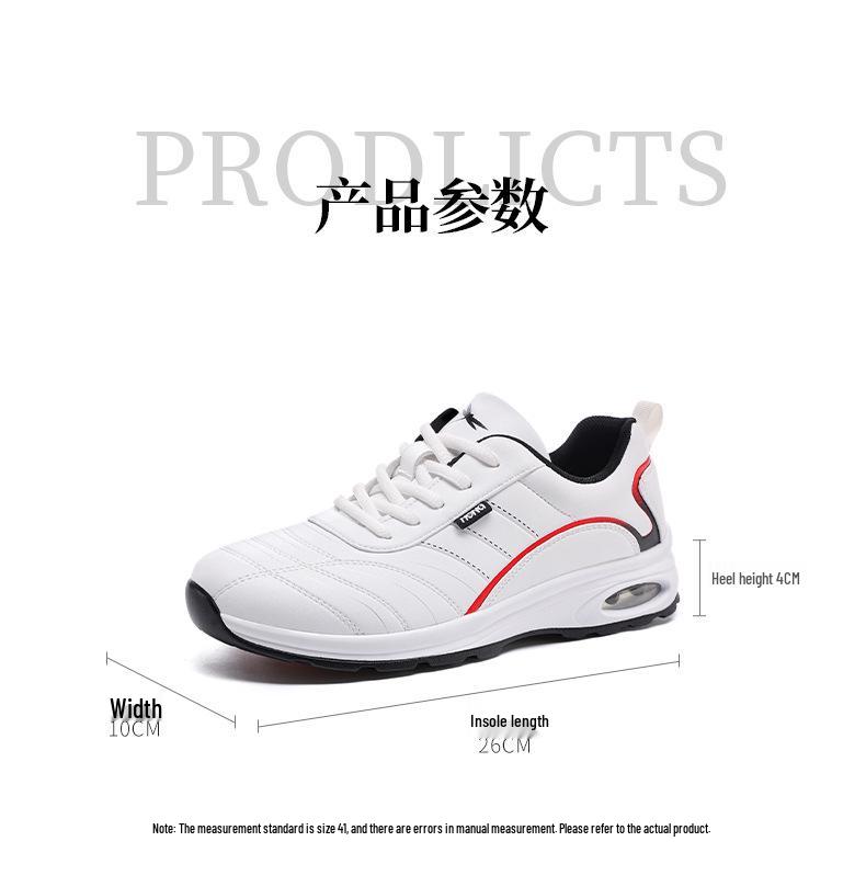 Red Dragonfly Men's Spring & Autumn Casual Running Shoes - Soft Sole Leather with Air Cushion