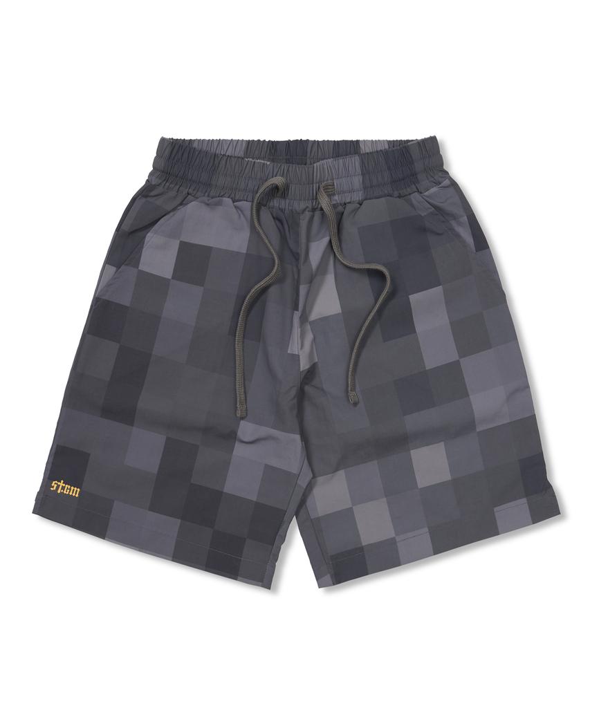 STIGMA Square Camouflage Short Pants Gray