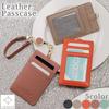 Card Holder with 2 Salmon F [Rizdays] Straps, Pink,