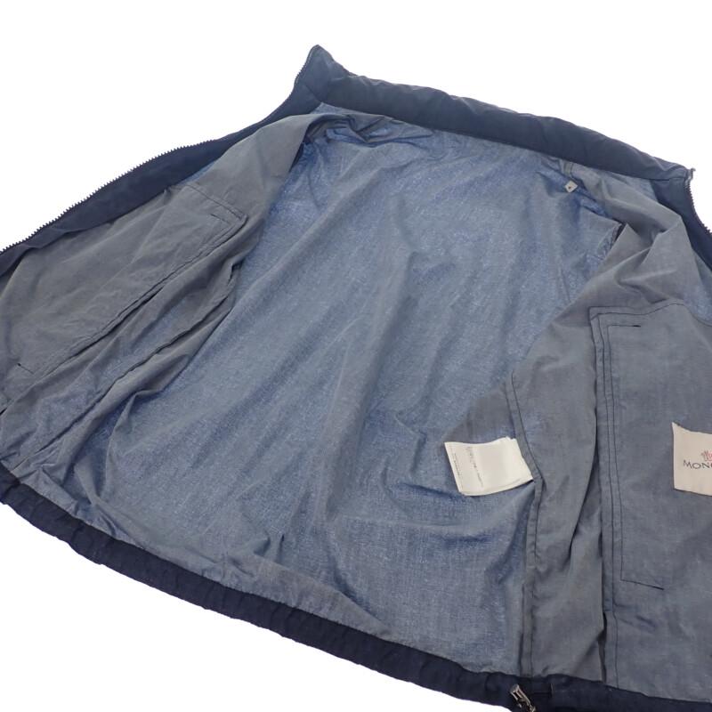 MONCLER  B1091410674553774 4 Nylon jacket Indigo Nylon mens
