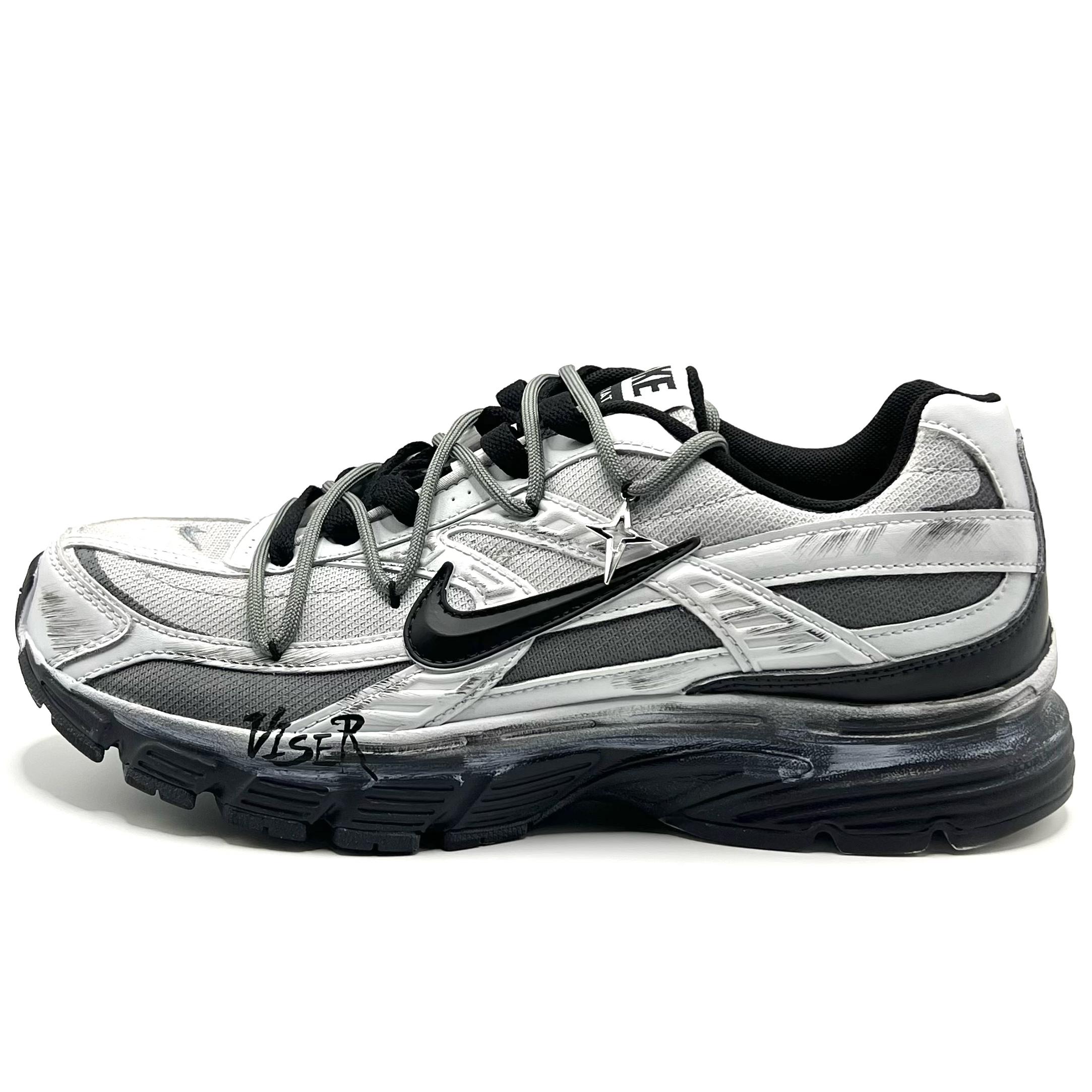 

Nike Initiator Cushioning Low top Running Shoes Unisex Gray Black 394055-100 39