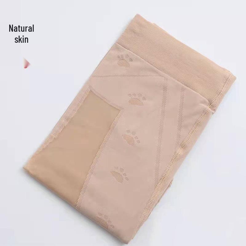 Women's Anti-Snag Nylon Stockings - Cat Paw Design, Summer Thin Velvet, Black Silk, Sexy Cut-to-Fit, Leg-Perfecting Pantyhose.