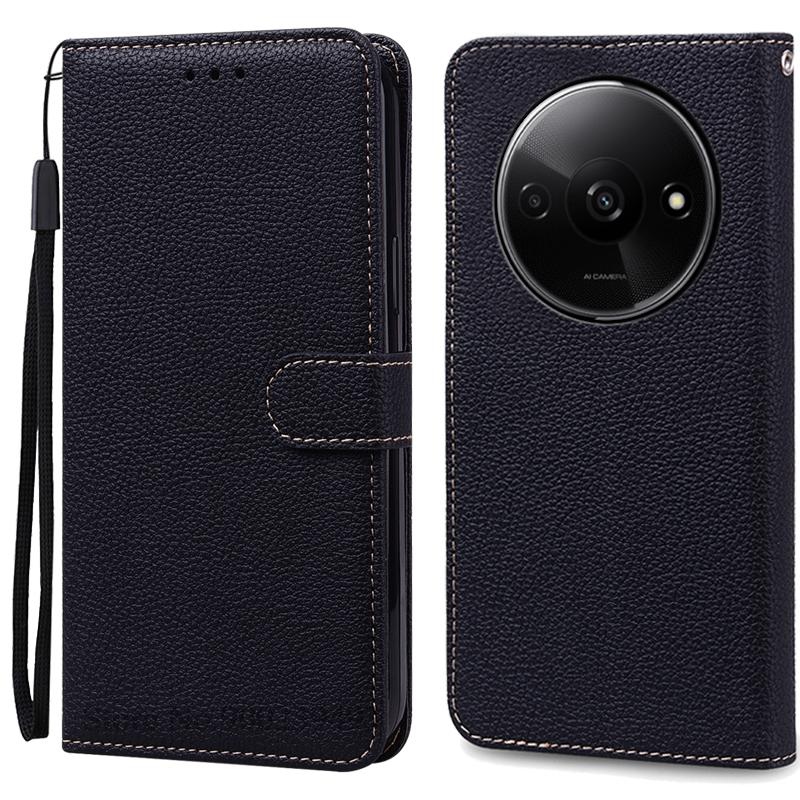 Für Redmi A3X Fall Leder Flip Brieftasche Abdeckung Für Xiaomi Redmi A3X Fall Buch Brieftasche Abdeckung Für Redmi A 3X A3X Fall Coque Fundas