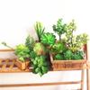 1Pc Small Artificial Succulents Fake Lotus Lithops Flower PVC Succulent Plants Wedding Party Home Floral Decoration