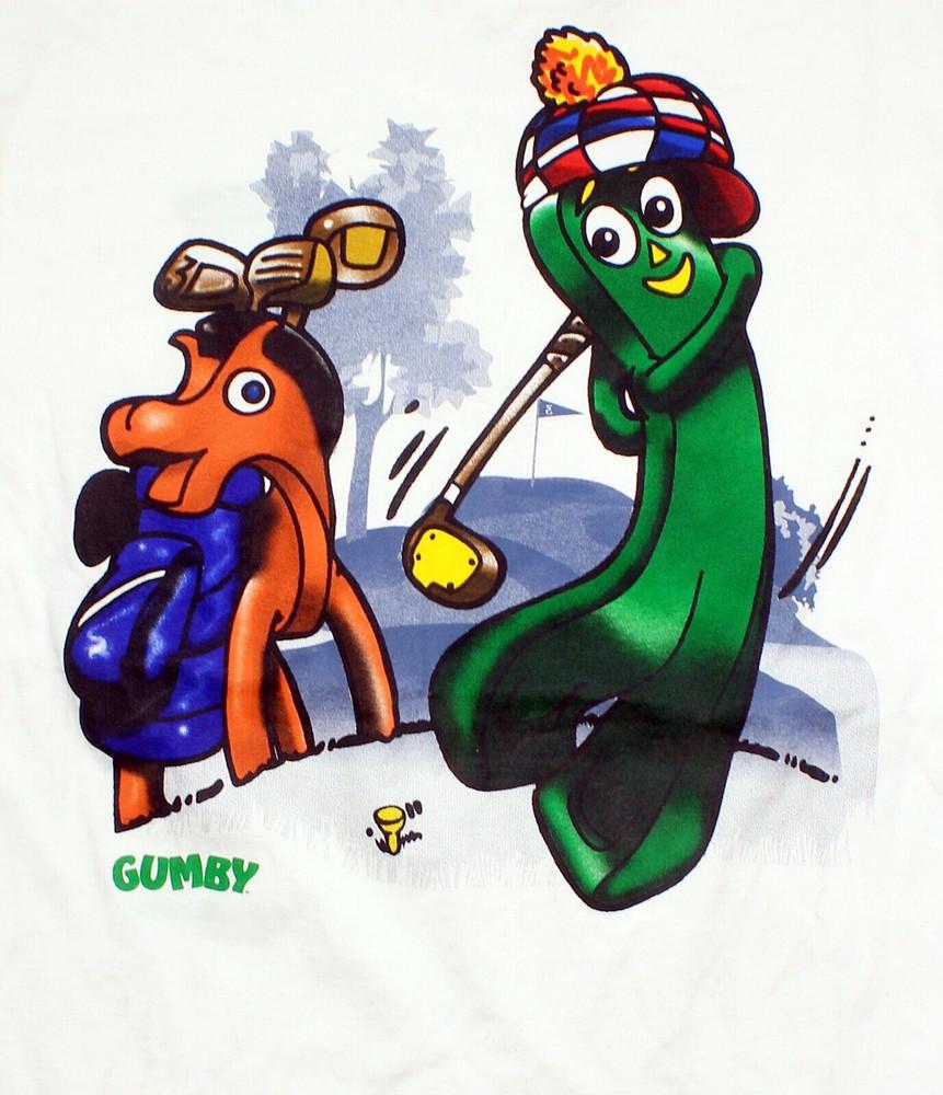 Gumby & Pokey Gumby Sports Golf T-Shirt 100% Cotton Unisex S-5XL GS123 Unisex T-Shirt L