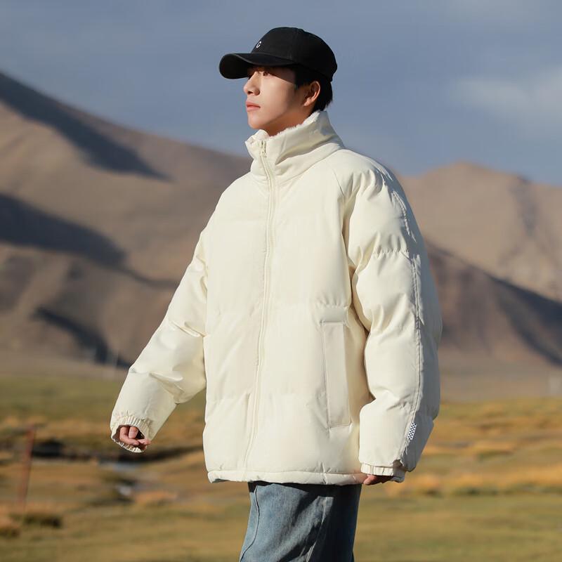 Wassup Sohot Men's Padded Stand-Collar Winter Jacket