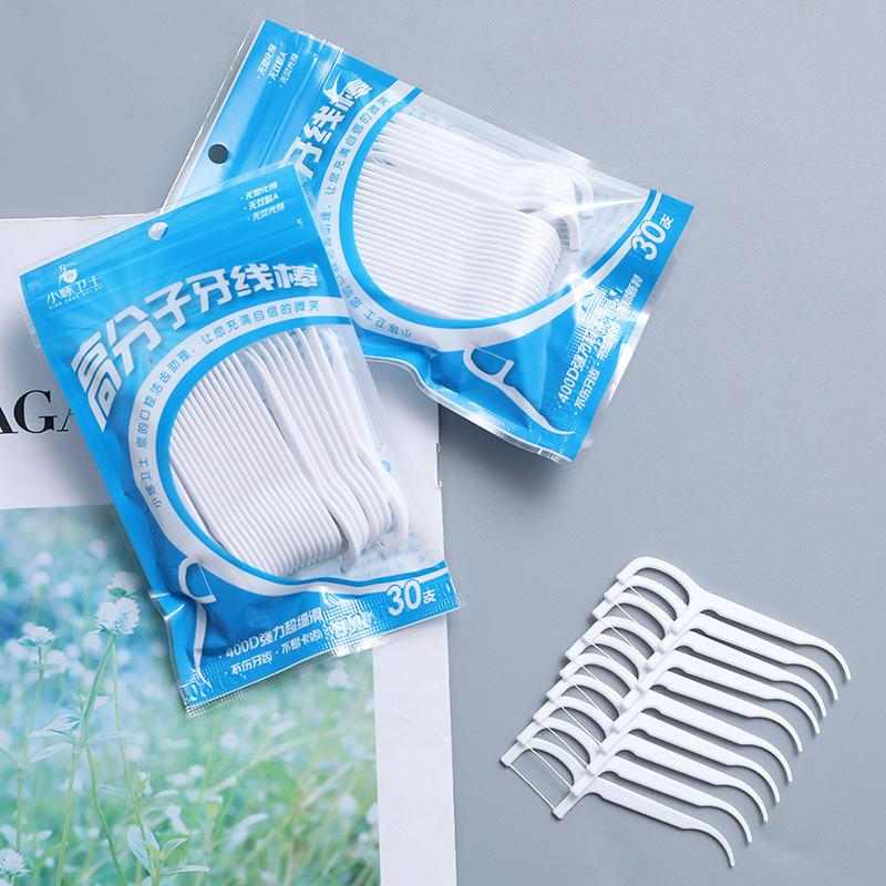 50pcs Dental Floss Flosser Picks Toothpicks Teeth Stick Tooth Cleaning Interdental Brush Dental Floss Pick Oral Hygiene Care