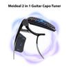 Luocute Guitar Capo Rechargeable Zinc Alloy with LED Precise and Accurate Tuning System with USB Rechargeable Battery for Acoustic Classical Bass