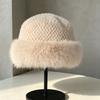 Solid Color Winter Hat Plush Fisherman Hat New Berets  Outdoor