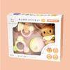 Toy Royal Monpoke Rattle Set Eevee (Plush Toy, Ring Ring, Whistle, Soft Fabric Ball) Baby Toy (Lightweight/Washable) Baby Shower Gift