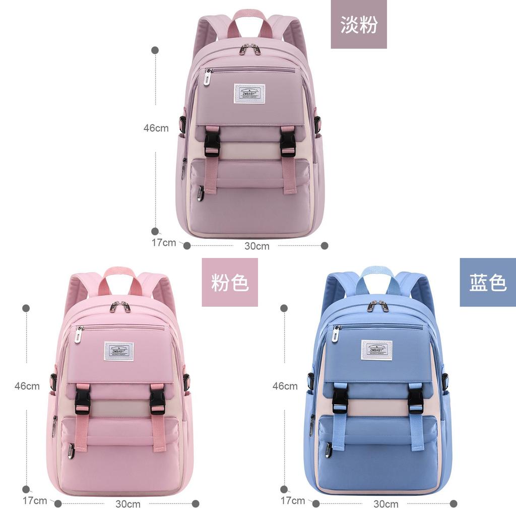 Kids School Backpack For Boys And Girls With Lightweight Nylon Material And Cushion Straps For Classroom Use