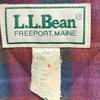 LLBean Navy Mackinaw Hunting Wool Jacket, 80s, Made In USA Jacket M NavyUsed