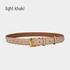 Women's Retro Cowhide Leather Belt - Casual, Versatile Multi-color Waist Belt